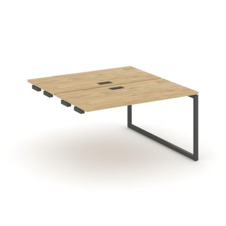 Стол-приставка к опорным элементам SN-4O.DPRS-013 (1380х1432х750) (Тиквуд Светлый/Металл Антрацит)