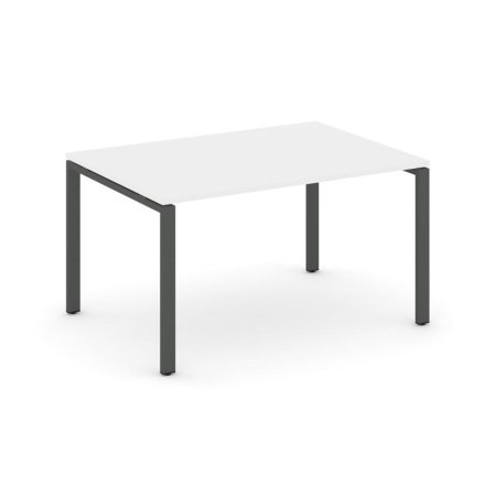 Стол переговорный SN-6P.SPRG-003.3 (1380х980х750) (Белый/Металл Антрацит)