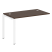 Проходной наборный элемент рабочей станции Metal System Style БП.ПРС-СП-1.2 1200x720x750 (Дуб Наварра/Серый металл)