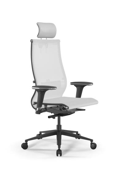 Кресло для руководителя Метта SynchroSit 10 B2-107D - T /Km00/Nb00/D32P/H3mL-2D(M23.B11.G19.W03) (Белый)