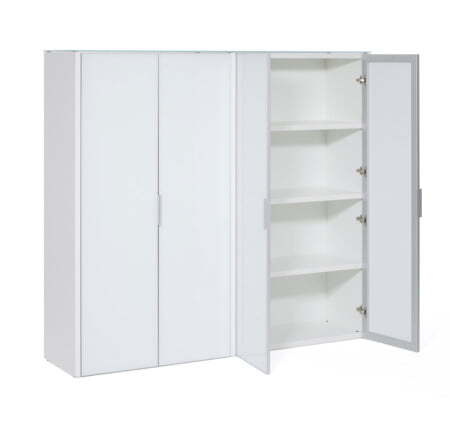 Шкаф для бумаг 4 двери 1907х452х1714 (Белый)