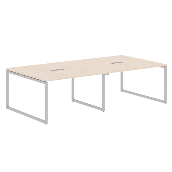 Конференц-стол Xten-Q Серебро XQSCT 2714 2720x1406x750 (Бук тиара)