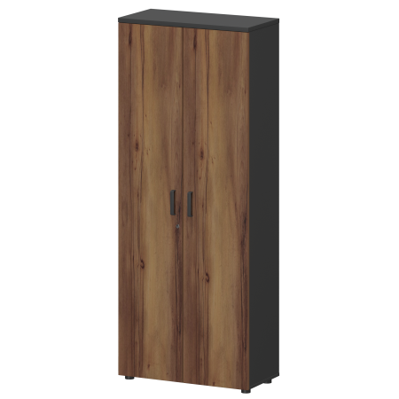 Шкаф для одежды Смарт СМШ-58ШД Тип1 792x380x1990 (Графит/Таксония)