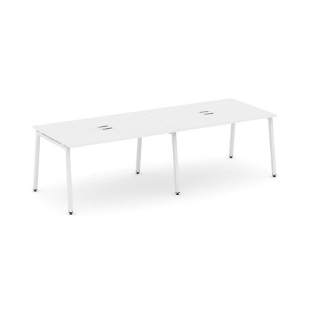 Стол переговорный SN-4A.SPRG-011 (1960х980х750) (Белый/Металл Белый)