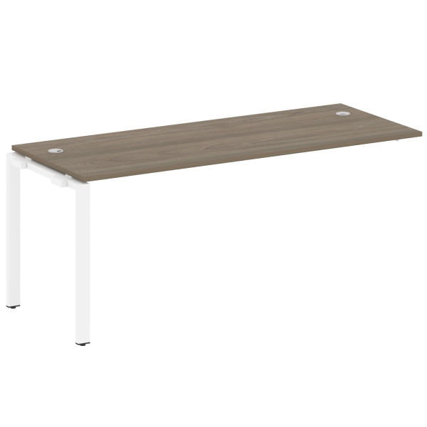 Проходной наборный элемент рабочей станции Metal System Style БП.ПРС-СП-1.5 1800x720x750 (Вяз/Белый металл)