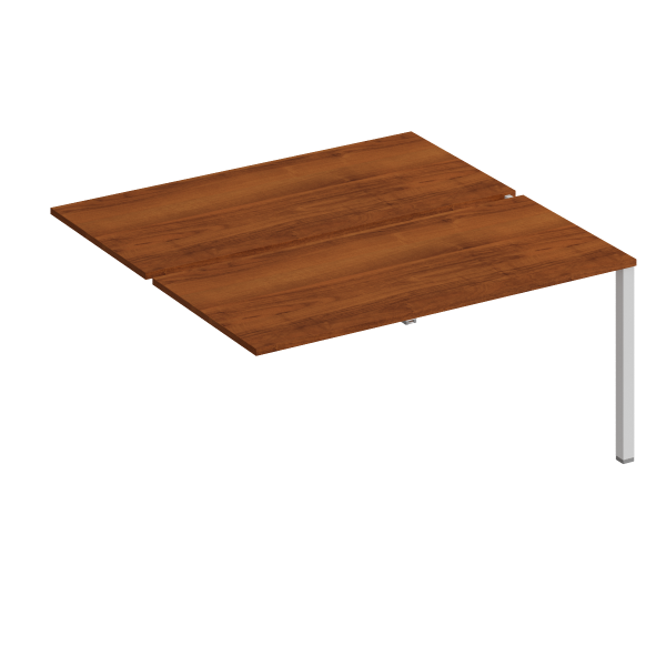 Секция стола рабочей станции на металлокаркасе КФ (2х160) Комфорт КФ К.1146-1 1600x1540x750 (Французский орехСерый)