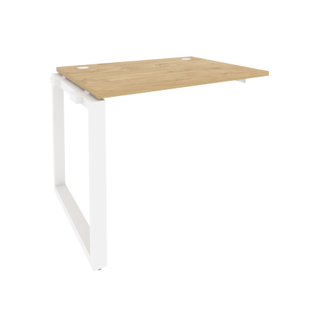 Наборный элемент рабочей станции на О-образном м/к Onix O.MO-1.NRS-1.7 980x720x750 (Тиквуд Светлый/Белый Металл)