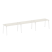 Рабочая станция на 3 рабочих места на А-образном м/к Metal System Style БА.СМ-3.3 4200x720x750 (Дуб наварра/Серый металл)