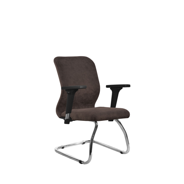 Кресло для руководителя Метта SU-Mr-4(Vivaldi)/подл.200/осн.007 (Темно-коричневый)