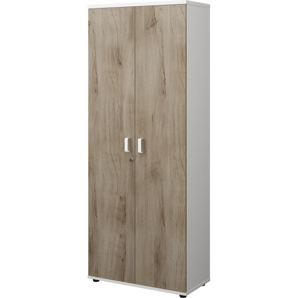 Шкаф для одежды топ белый Смарт СМШ-58ШД Тип1 792x380x1990 (Белый/Кронберг)