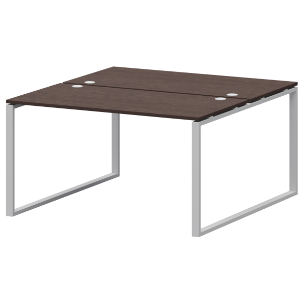 Бенч двойной на 2 рабочих места Арго-М АМБ.О-002.60 1200x1236x760 (Дуб венге/Белый)