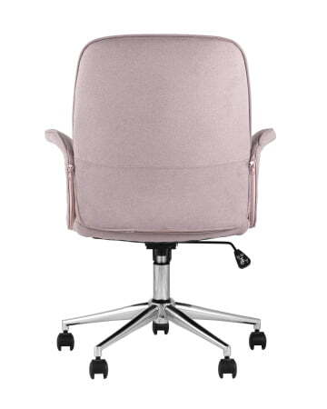 Стул офисный Simona розовый (Офисное кресло Simona розовый)