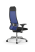 Кресло для руководителя Метта SynchroSit 10 B1-111D - X2+UMF(X1) /Ub00/Wh00/D02P(M23.B22.G18.W03) (Синий | Черный)