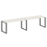 Рабочая станция Metal System Style БО.СМ-2.4 3200x720x750 (Дуб Наварра/Серый металл)