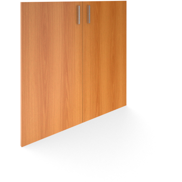Двери из ЛДСП к широким стеллажам (2 штуки) Авантаж В-862 706x16x720 (Миланский орех)