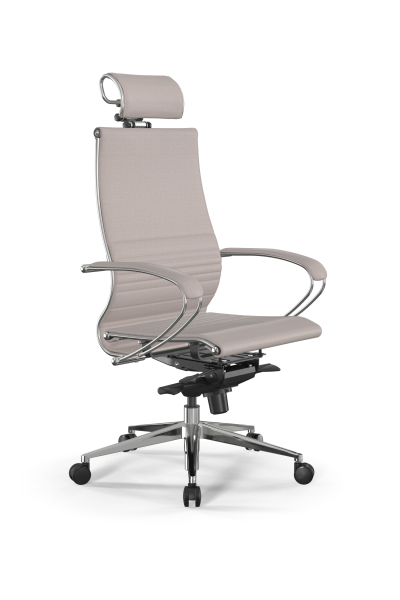 Кресло для руководителя Метта Samurai L2-7K - Infinity /Kc04/Nc04/K2cL/H2cL-3D(M06.B32.G11.W03) (Светло-бежевый)