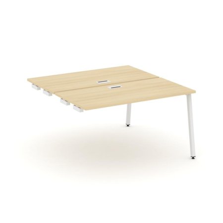 Стол-приставка к опорным элементам SN-4A.DPRS-004 (1580х1232х750) (Акация Лорка/Металл Белый)