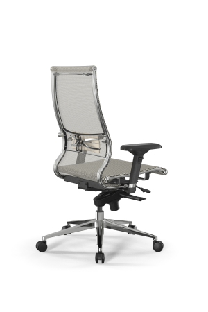 Кресло для руководителя Метта Samurai L2-5D - TS /Kc00/Nc00/D04P(M06.B32.G11.W03) (Молочный)