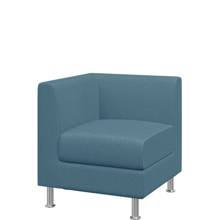 Диван Домино. Модуль угловой правый. (Модуль угловой правый sweet_azure)