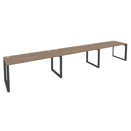 Рабочая станция на О-образном м/к Onix O.MO-RS-3.4.7 4740x720x750 (Дуб Аризона/Черный металл)