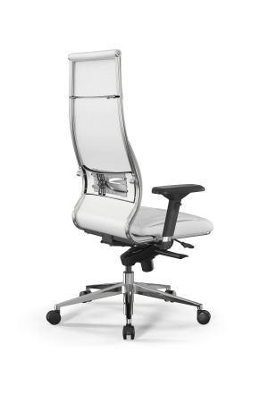 Кресло для руководителя Метта Samurai B1-11D - Infinity /Kc06/Wm06/D04P(M06.B32.G11.W03) (Белый)