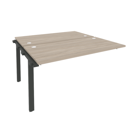 Наборный элемент рабочей станции на м/к Onix O.M-2.NRS-3.7 1380x1475x750 (Дуб Аттик/Черный металл)