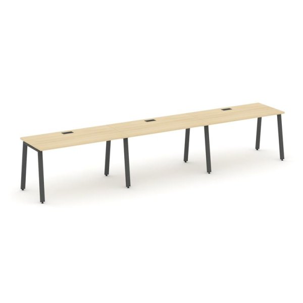 Рабочая станция 1 сторонняя SN-6A.ORS-054 (4740х800х750) (Акация Лорка/Металл Антрацит)