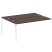 Проходной наборный элемент рабочей станции Metal System Style БА.ПРС-СП-2.5 1800x1475x750 (Дуб Наварра/Серый металл)