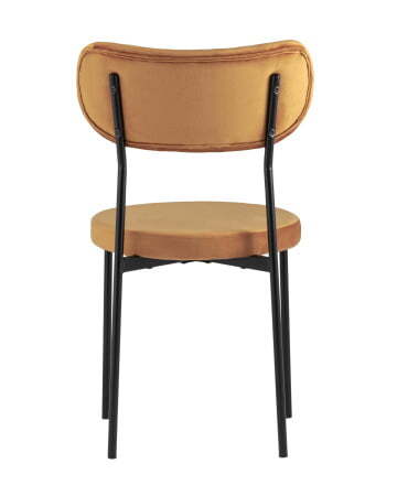 Стул Барбара велюр терракотовый (Стул Барбара терракотовый)