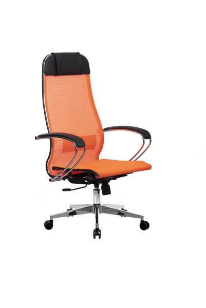 Кресло для руководителя Метта МЕТТА-12(MPRU)/подл.131/осн.004 (Оранжевый)