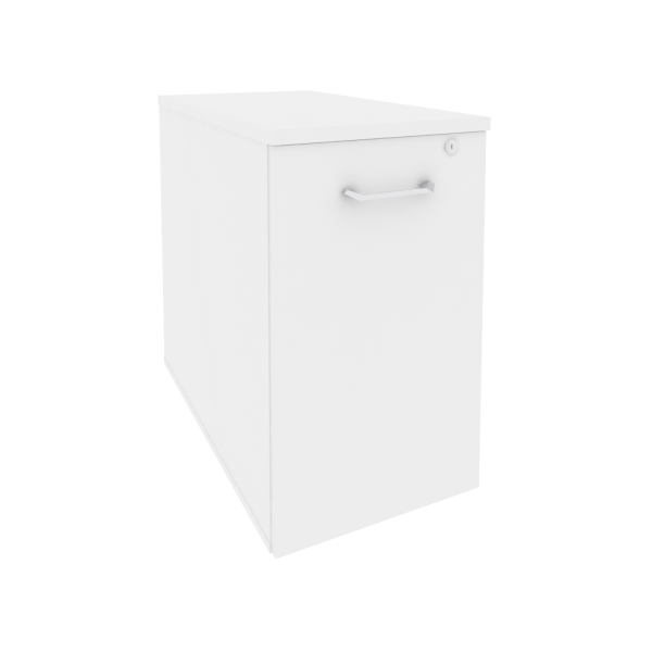 Тумба низкая выдвижная приставная/опорная Onix O.VTPO-1.8 432x800x750 (Белый Бриллиант)