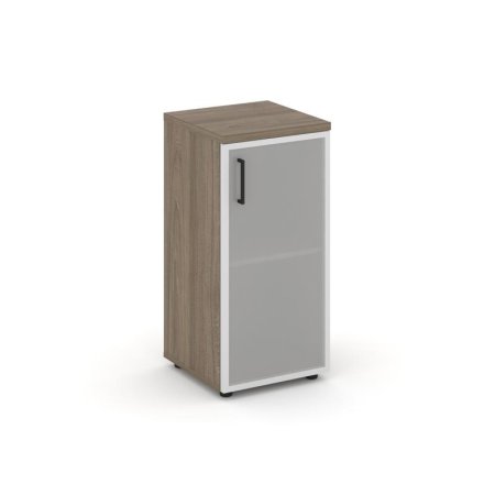 Шкаф низкий узкий SN.STU-303(R) (400х400х833) (Вяз Благородный/Сатин)