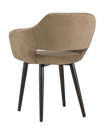 Стул с подлокотниками Саймон велюр капучино (Стул Саймон капучино)