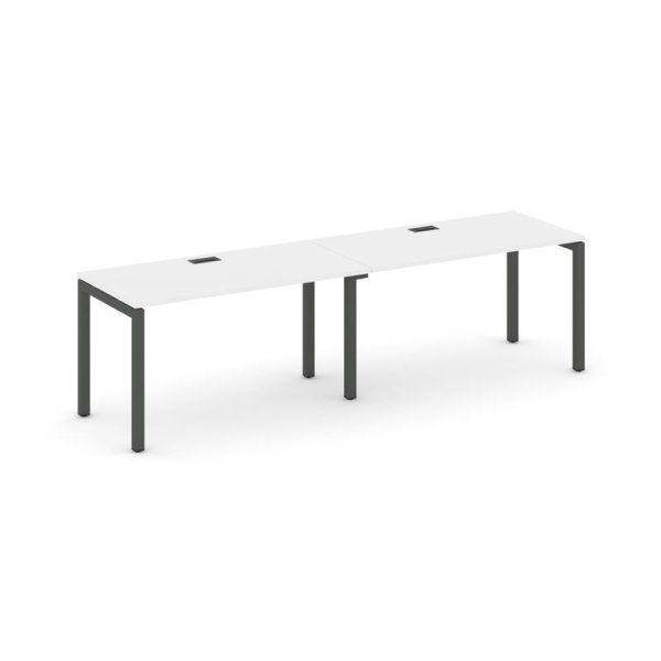 Рабочая станция 1 сторонняя SN-5P.ORS-021 (1960х800х750) (Белый/Металл Антрацит)