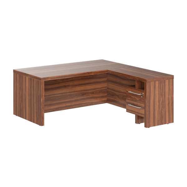 Стол руководителя Zenn ZCT 1819HR 1800x1900x745 (Орех Даллас)