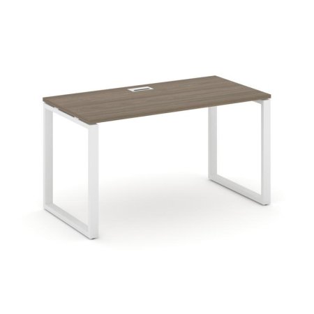 Стол письменный SN-6O.SP-011 (980х700х750) (Вяз Благородный/Металл Белый)