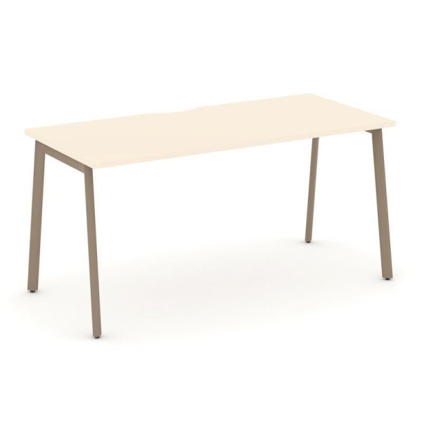 Стол письменный ES.SP-4-VP (1580х730х750) (Сатин/Металл Латте)