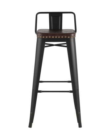 Стул барный TOLIX SOFT черный матовый (Стул барный Tolix Soft черный матовый)