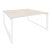 Рабочая станция на О-образном м/к Onix O.MO-D.RS-2.4.8 1580x1635x750 (Тиквуд Темный/Белый Металл)