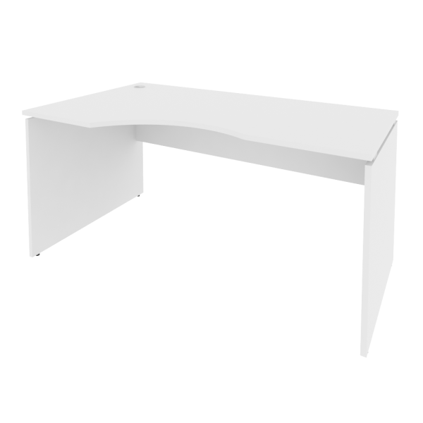 Стол криволинейный, левый Style Л.СА-1Л 1580x900x750 (Белый)