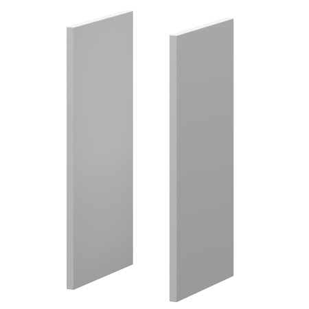 Боковины декоративные Кортез KZD-28B 384x50x784 (Белый)
