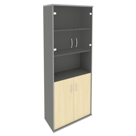 Шкаф Riva А.СТ-1.4 770x365x1980 (Клен-Металлик)