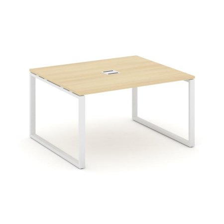 Стол переговорный SN-6O.SPRG-032 (1180х1180х750) (Акация Лорка/Металл Белый)
