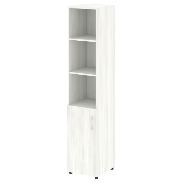 Шкаф высокий узкий нужен топ левый LT.SU 1.1 L 400x450x1990 (Снежная Патина)