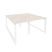 Рабочая станция на О-образном м/к Onix O.MO-D.RS-4.0.8 1560x1635x750 (Тиквуд Темный/Белый Металл)