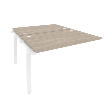 Наборный элемент рабочей станции на м/к Onix O.M-2.NRS-2.8 1180x1635x750 (Дуб Аттик/Белый Металл)