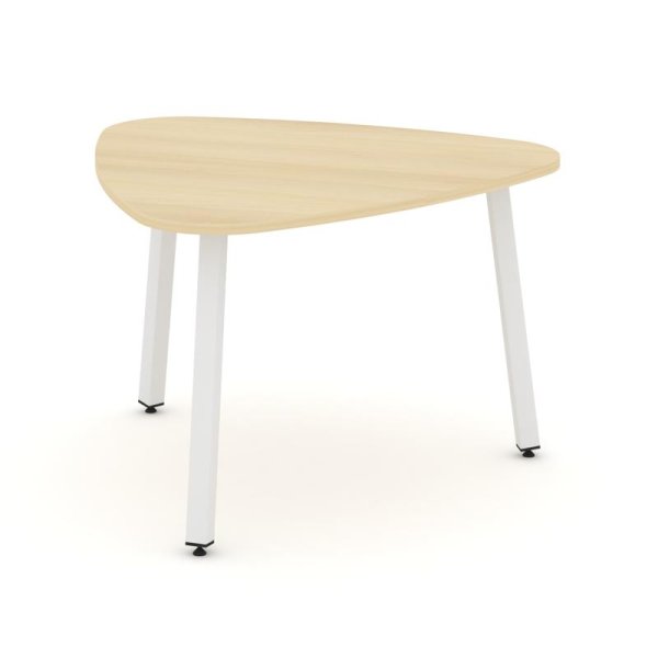 Стол переговорный SN-5.SPRG-71.3 (1200х1200х750) (Акация Лорка/Металл Белый)