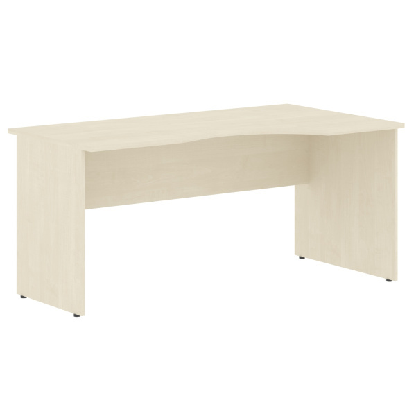 Стол криволинейный Имаго СА-1 Пр 1600x900x755 (Клен-металлик)