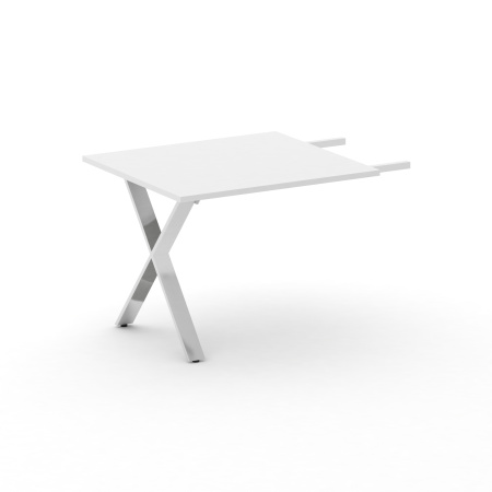 Брифинг-приставка Cross CRF.BR-1 (1000x900x750) (Белый F | Нерж. Сталь)