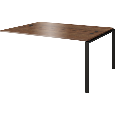 Модуль двойной на 2 рабочих места Арго-М АМБЭ-005 1800x1496x760 (Орех/Антрацит)